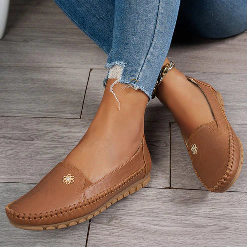 🔥Best Seller-Last Day Sale 60% OFF🔥 Stylish Orthopedic Leather Shoes - All-Day Comfort for Women