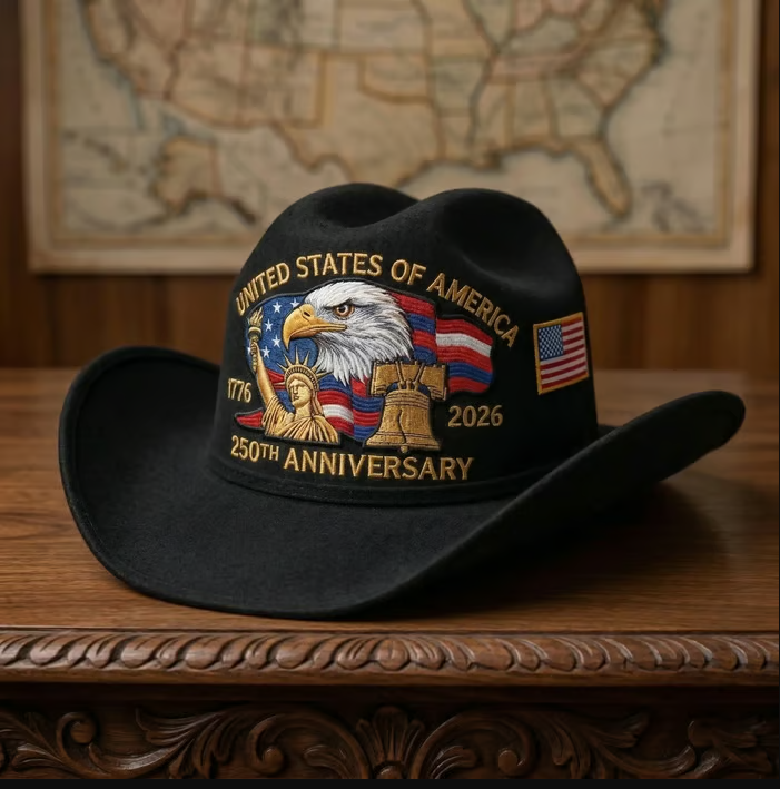 ⚡️Last Day 49% OFF - 250 Years Later — Still Standing™ Patriotic Cowboy Hat