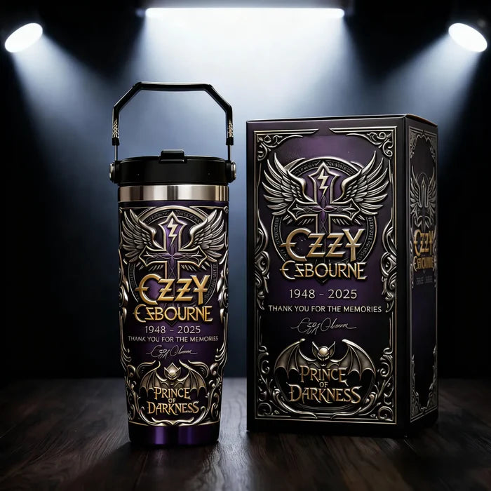 Prince of Darkness Memorial Stanley Tumbler🎸 Father’s Day Gift for the Legend Dad 🎸